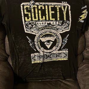 Society tshirt mens large